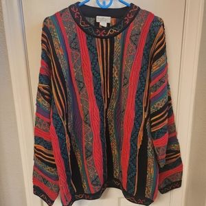 Vintage '90s coogi style norm Thompson by tundra sweater size XL